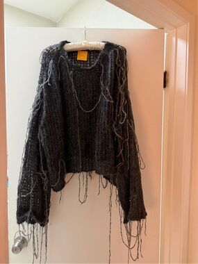 Airei Loose Thread Knitted Sweater